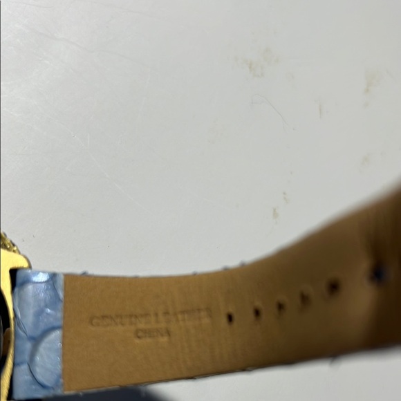 Heidi Daus Gold and Blue Fish Design Bracelet. WA431. Watch hidden behind fin - Picture 9 of 13